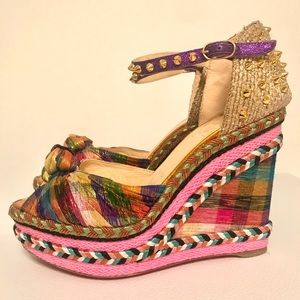 Christian Louboutin Madcarina Espadrille Wedge